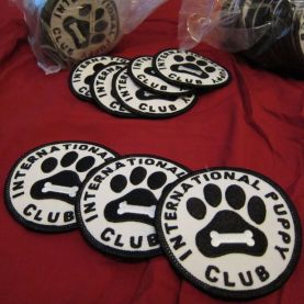 3" Round International Puppy Club Patch