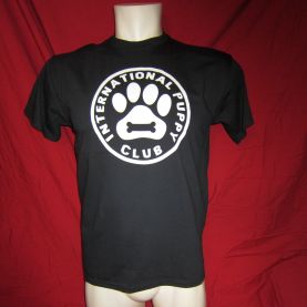 Black International Puppy Club T-Shirt